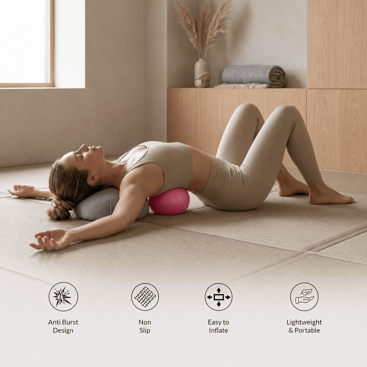 Pilates Ball | Mini Exercise Ball for Core & Balance Training