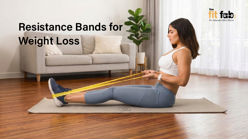 Resistance bands for women weight loss workout