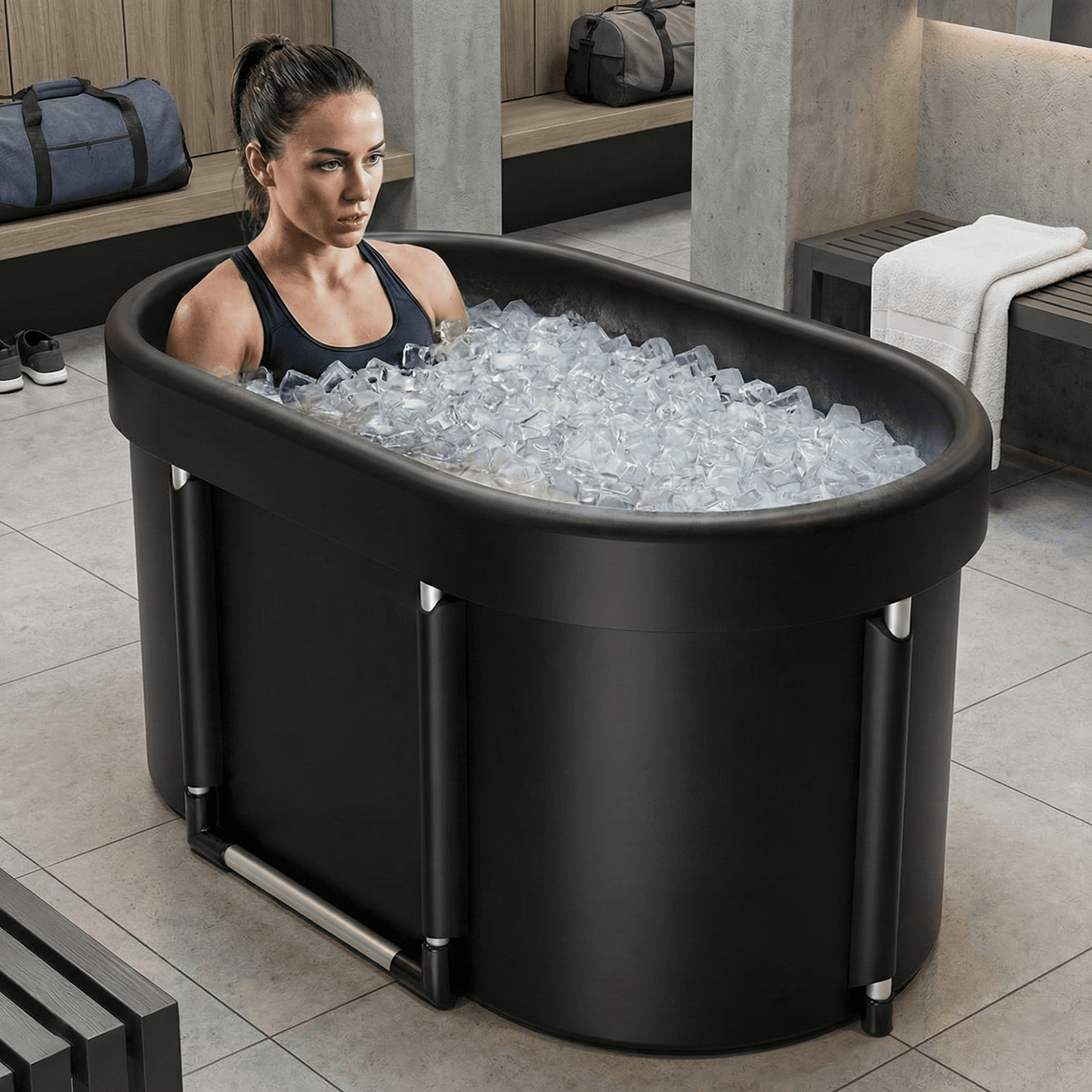 Portable Cold Plunge Tub | Foldable Ice Bath Tub for Home
