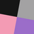 Black, Gray, Pink, Purple (Set of 4)