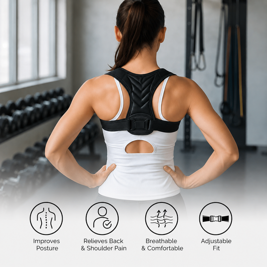 Posture Corrector for Women | Back & Shoulder Support Belt