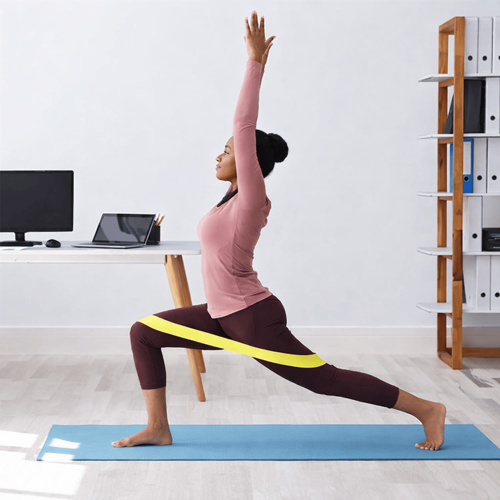 resistance workout bands for pilates and home fitness