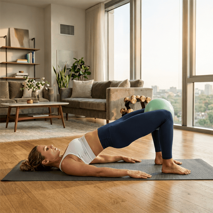 Pilates Ball | Mini Exercise Ball for Core & Balance Training