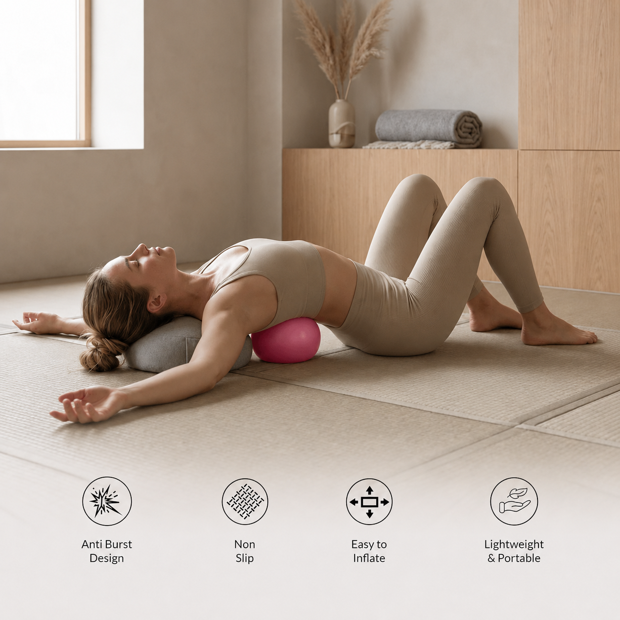 Pilates Ball | Mini Exercise Ball for Core & Balance Training