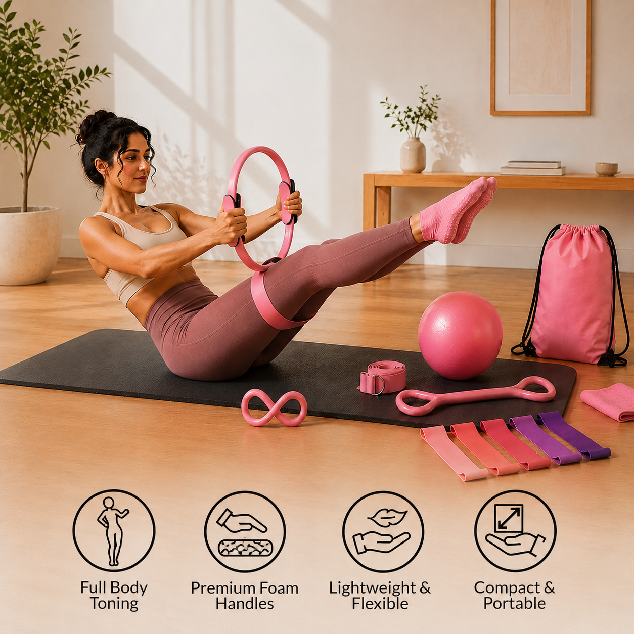Pilates Starter Kit | Complete Pilates Set & Equipment Bundle