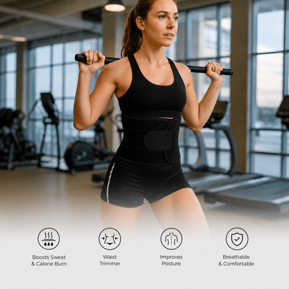 Waist Trainer & Sweat Belt for Women | Belly Trimmer Band