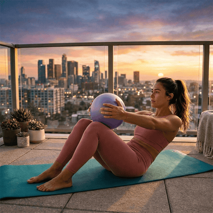 Pilates Ball | Mini Exercise Ball for Core & Balance Training
