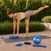 Yoga Set for Women | 5-Piece Yoga Kit with Ball, Block, Bands & Strap